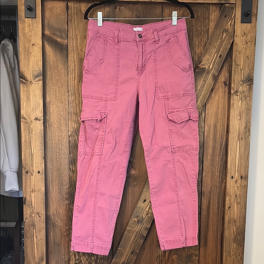 Time and Tru Pink Cargo Pants